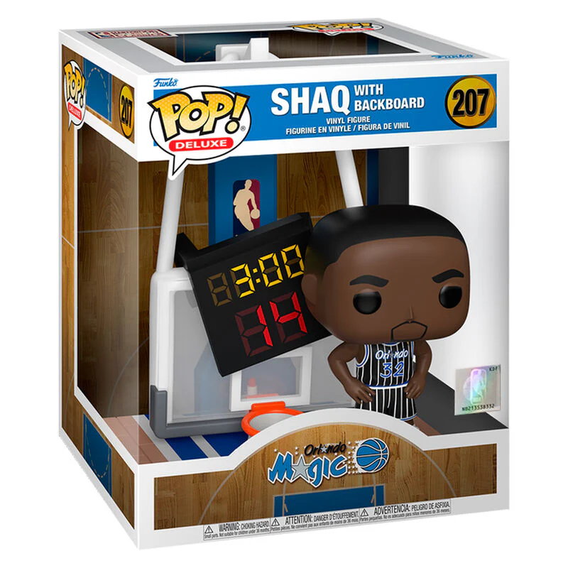 Figura Pop Deluxe Orlando Magic Shaq With Backboard - Image 2