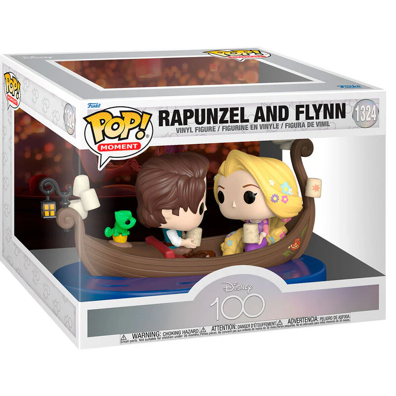 Figura Pop Disney 100Th Anniversary Rapunzel & Flynn
