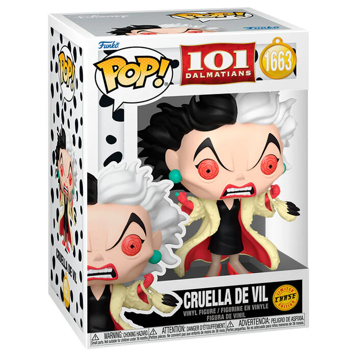 Figura Pop Disney 101 Dalmatas Cruella De Vil Chase - Image 2