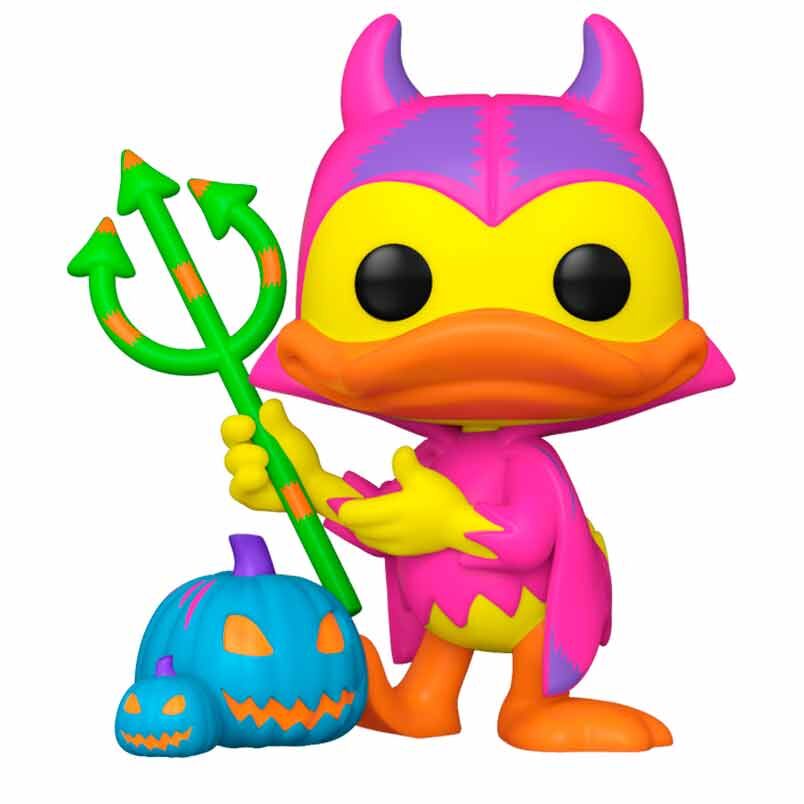Figura Pop Disney Mickey And Friends Devil Donald With Pumpkin Chase Exclusive