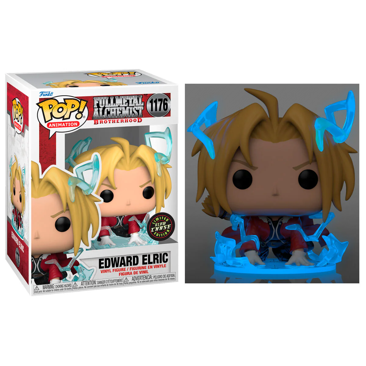 Figura Pop Full Metal Alchemist Glow In The Dark Chase