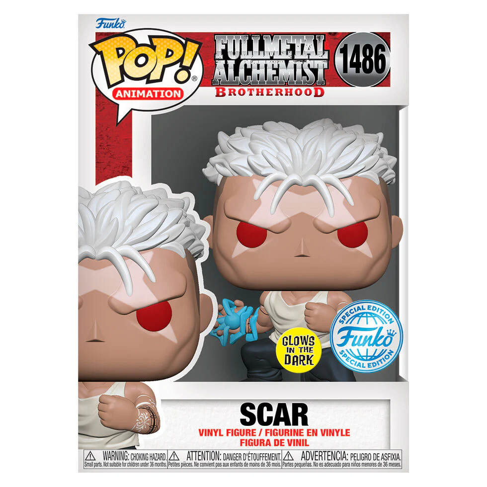 Figura Pop Fullmetal Alchemist Brotherhood Scar Exclusive