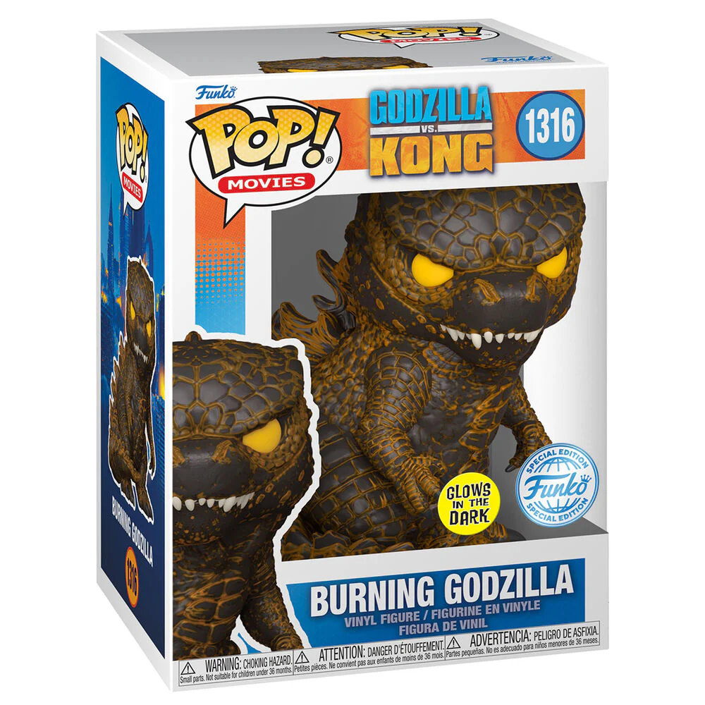 Figura Pop Godzilla Vs Kong Burning Godzilla Exclusive