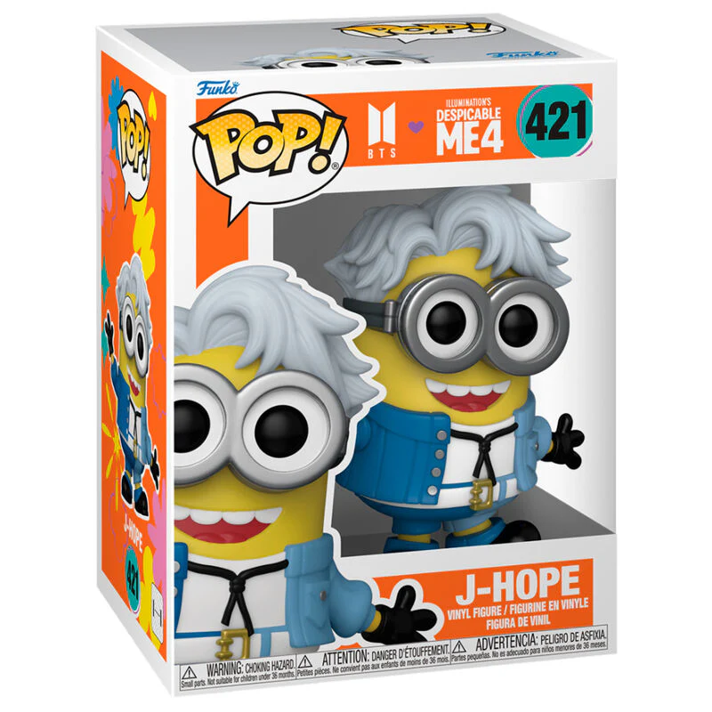 Figura Pop Gru Mi Villano Favorito 4 J-Hope Minion