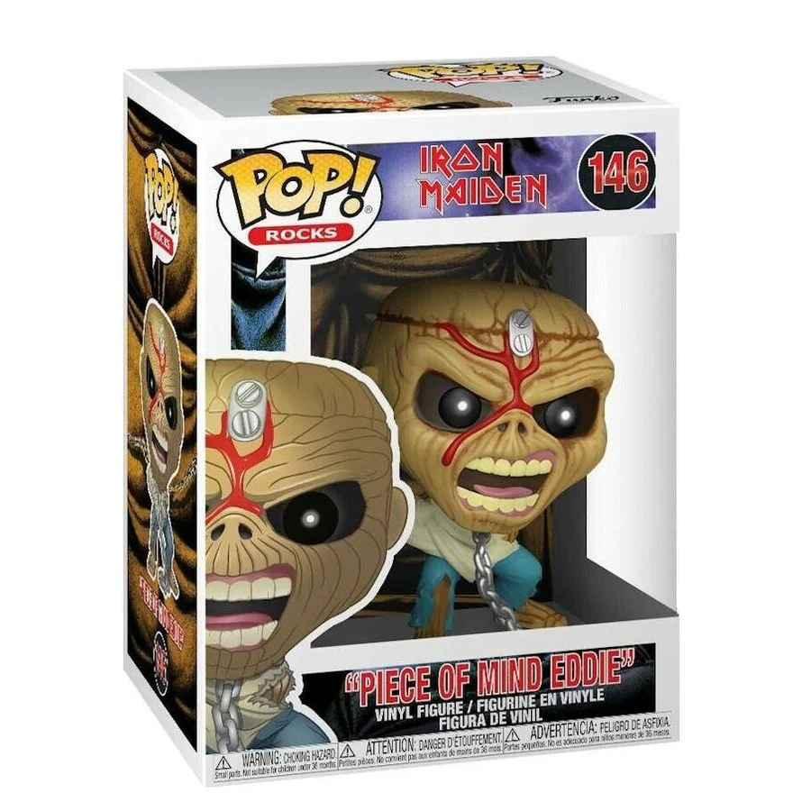 Figura Pop Iron Maiden Piece Of Mind Skeleton Eddie - Image 2