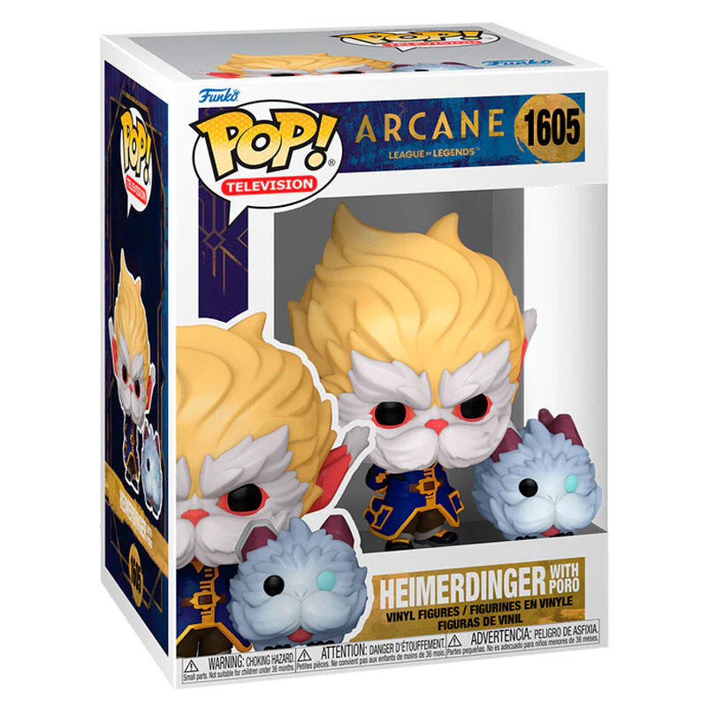 Figura Pop League Of Legends Arcane Heimerdinger With Poro - Image 2