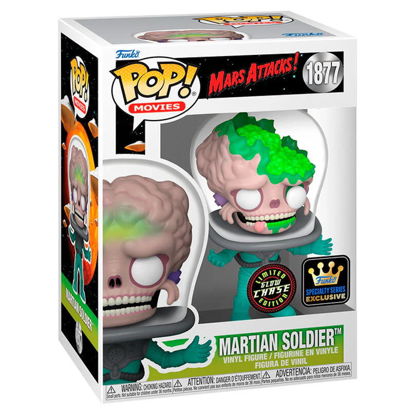 Figura Pop Mars Attacks Martian Soldier Exclusive Chase