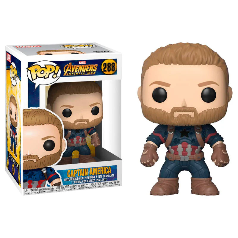 Figura Pop Marvel Avengers Infinity War Capitan America