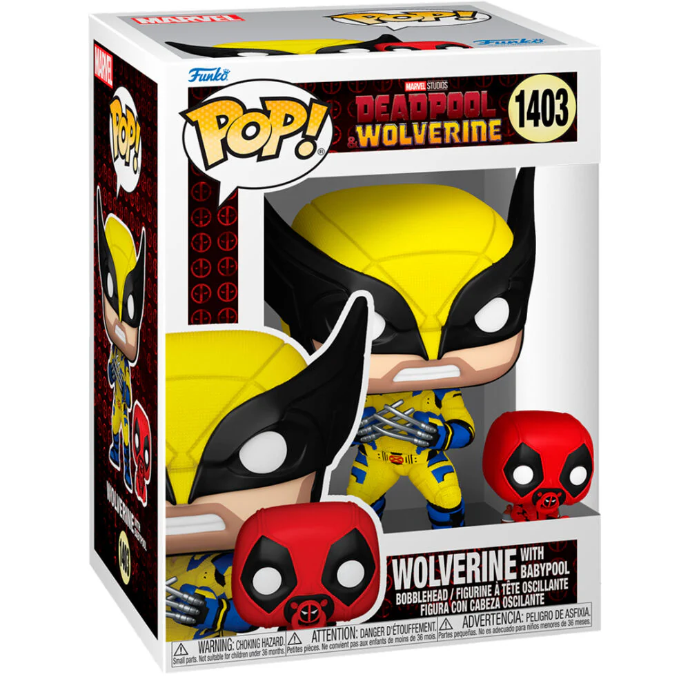 Figura Pop Marvel Deadpool & Wolverine - Wolverine With Babypool - Image 2