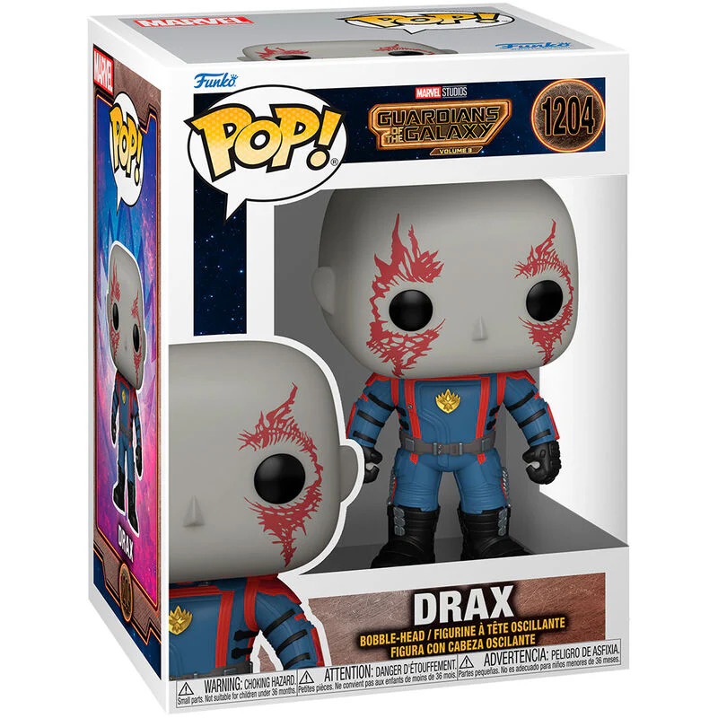 Figura Pop Marvel Guardianes De La Galaxia 3 Drax