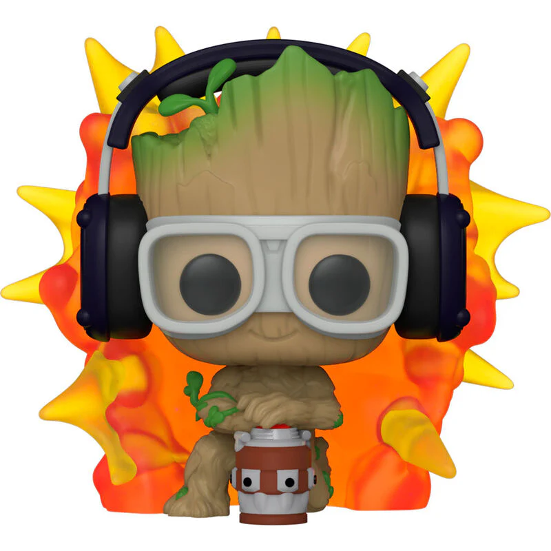 Figura Pop Marvel I Am Groot - Groot With Detonator - Image 2