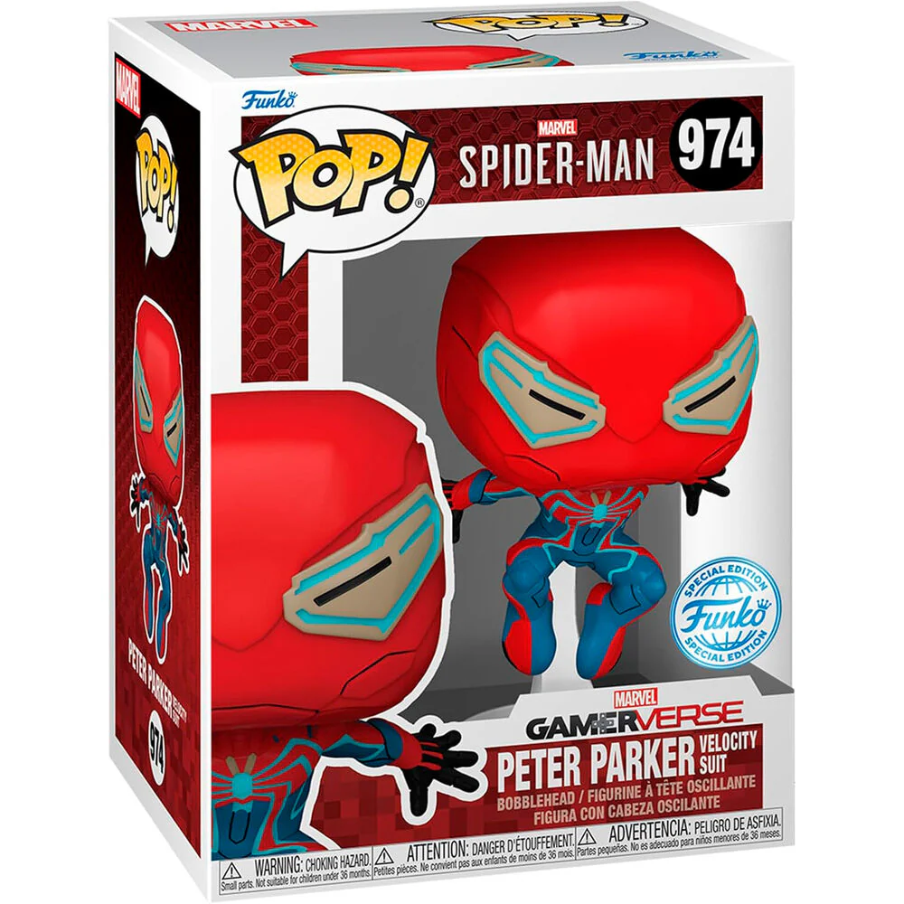 Figura Pop Marvel Spider-Man Peter Parker Exclusive - Image 2