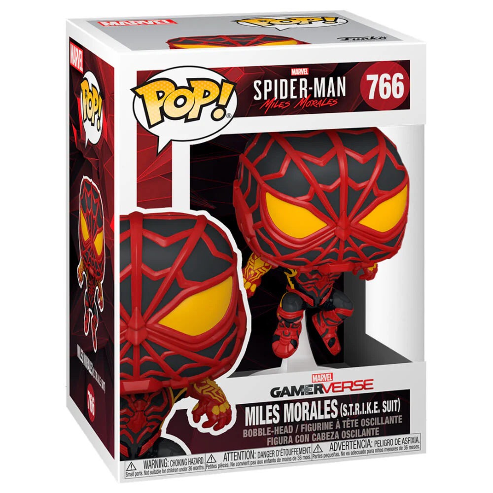 Figura Pop Marvel Spiderman Miles Morales S.t.r.i.k.e. Suit - Image 2