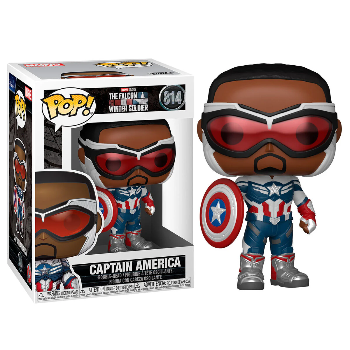 Figura Pop Marvel The Falcon & Winter Soldier Captain America