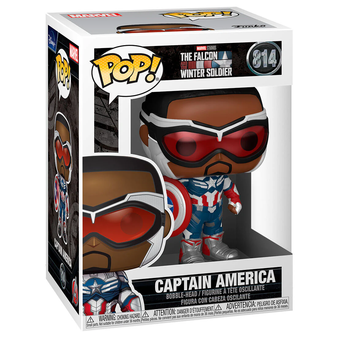 Figura Pop Marvel The Falcon & Winter Soldier Captain America - Image 3