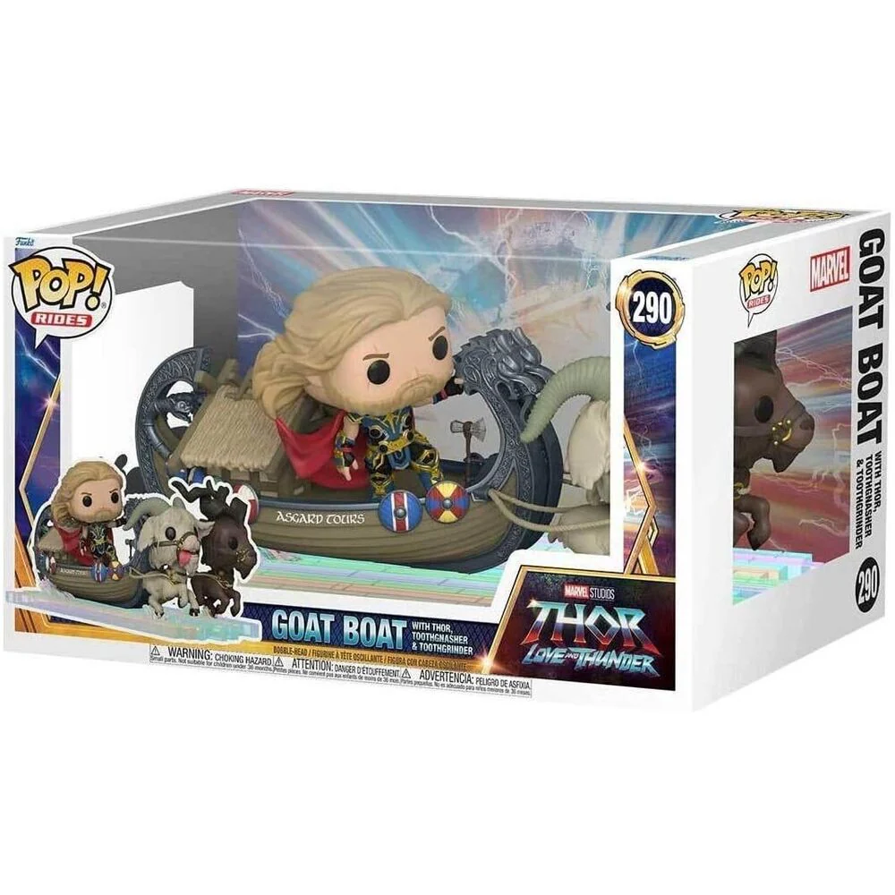 Figura Pop Marvel Thor Love And Thunder Thor Goat Boat - Image 2