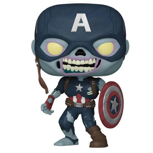 Figura Pop Marvel What If Zombie Captain America Exclusive 25Cm - Image 2
