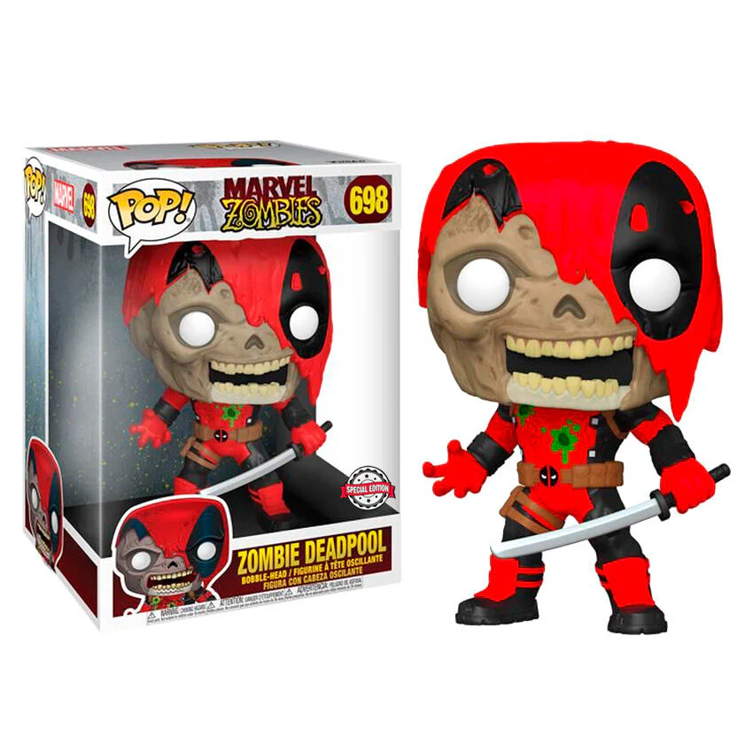 Figura Pop Marvel Zombies - Zombie Deadpool Exclusive 25Cm