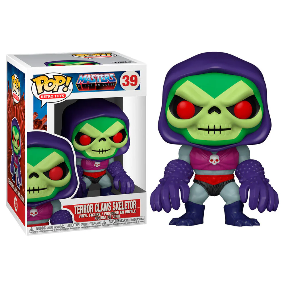 Figura Pop Masters Of The Universe Skeletor With Terror Claws