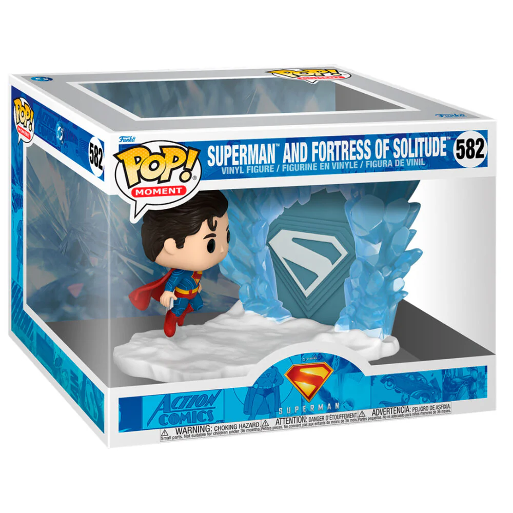 Figura Pop Moment Dc Comics Superman - Superman And Fortress Of Solitude - Image 2