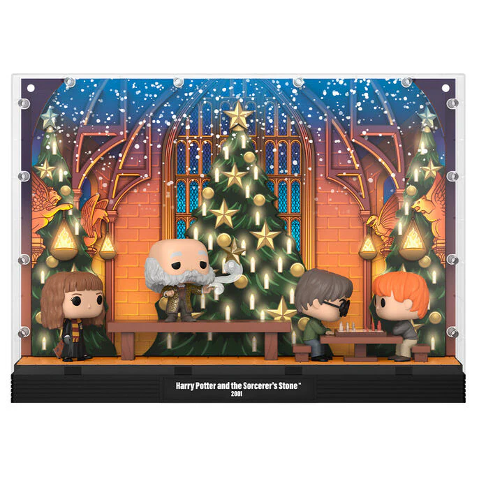 Figura Pop Moments Deluxe Harry Potter Great Hall Holiday