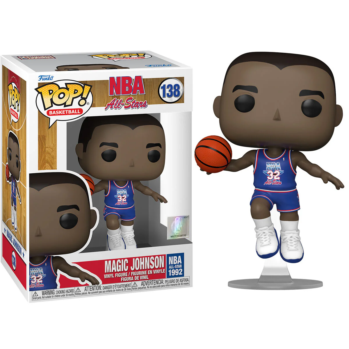 Figura Pop Nba All Star Magic Johnson 1992