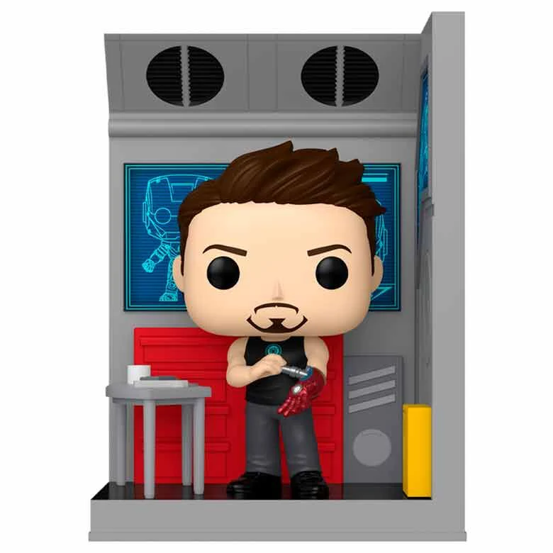 Figura Pop Nooks Marvel Tony Stark In His Workshop