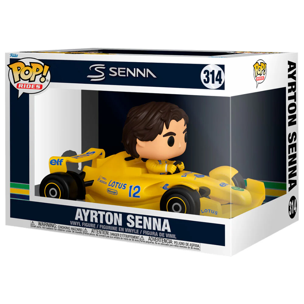 Figura Pop Rides Super Deluxe Lotus Ayrton Senna