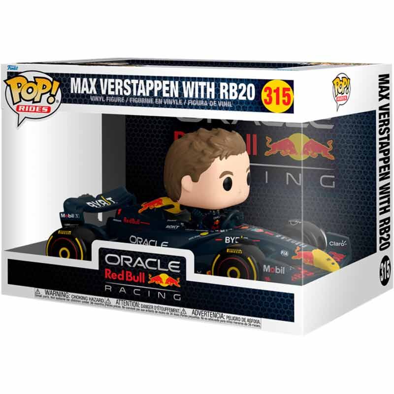 Figura Pop Rides Super Deluxe Racing Oracle Red Bull Max Verstappen With Rb20 - Image 2