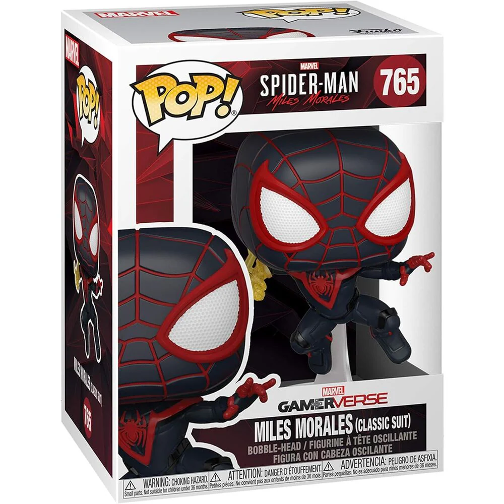 Figura Pop Spiderman Miles Morales - Miles Morales Classic Suit - Image 2
