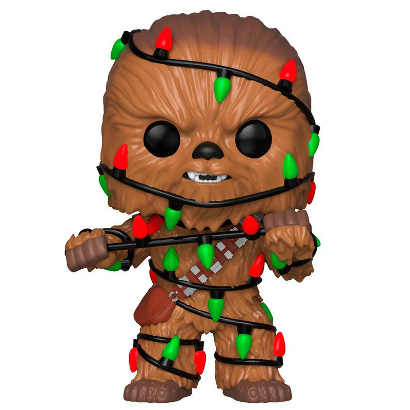 Figura Pop Star Wars Holiday Chewie With Lights