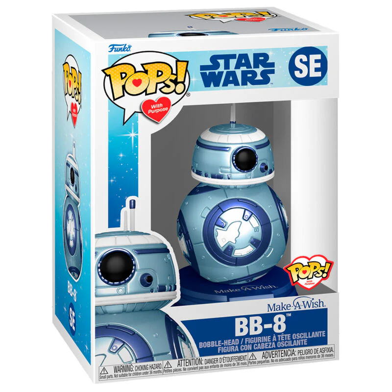 Figura Pop Star Wars Make A Wish Bb-8 Metallic - Image 2