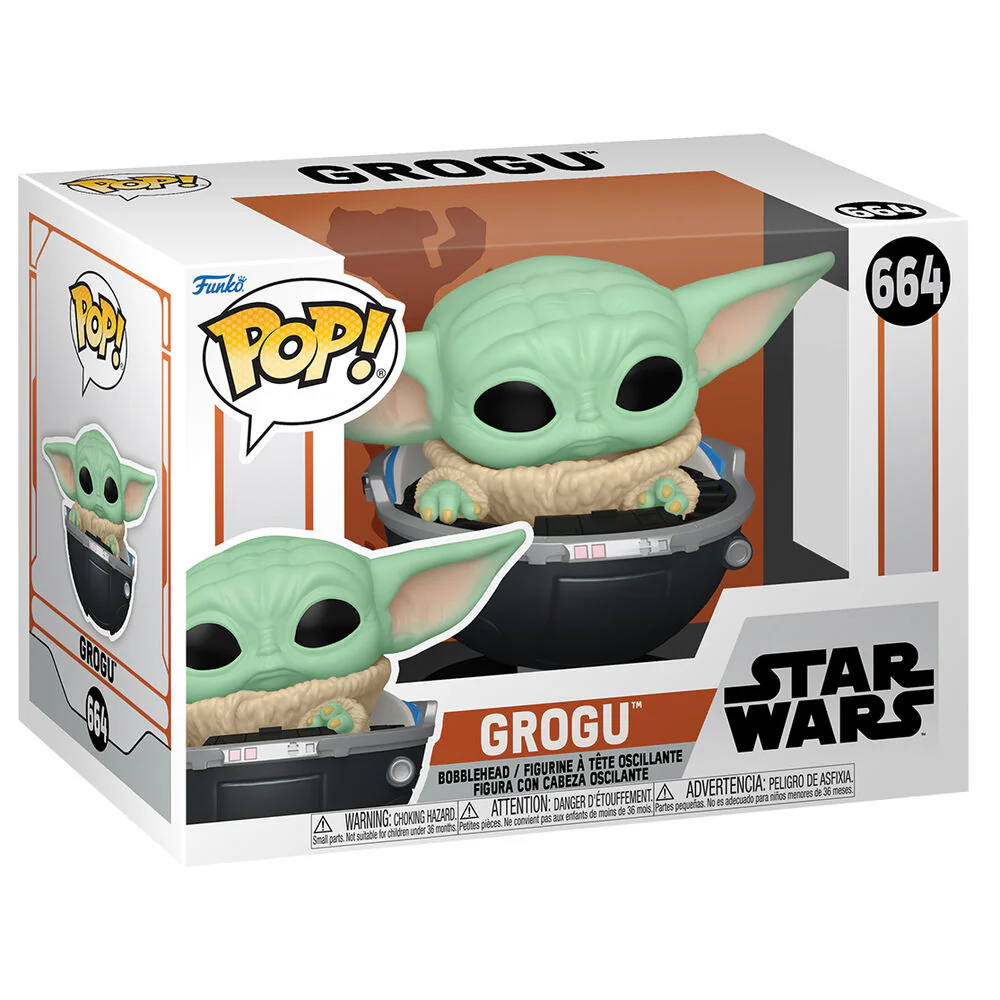 Figura Pop Star Wars Mandalorian 9 Grogu - Image 2