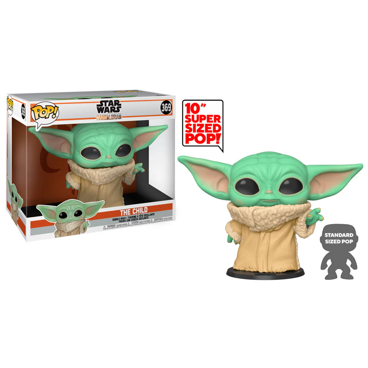 Figura Pop Star Wars Mandalorian Yoda The Child 25Cm - Image 2