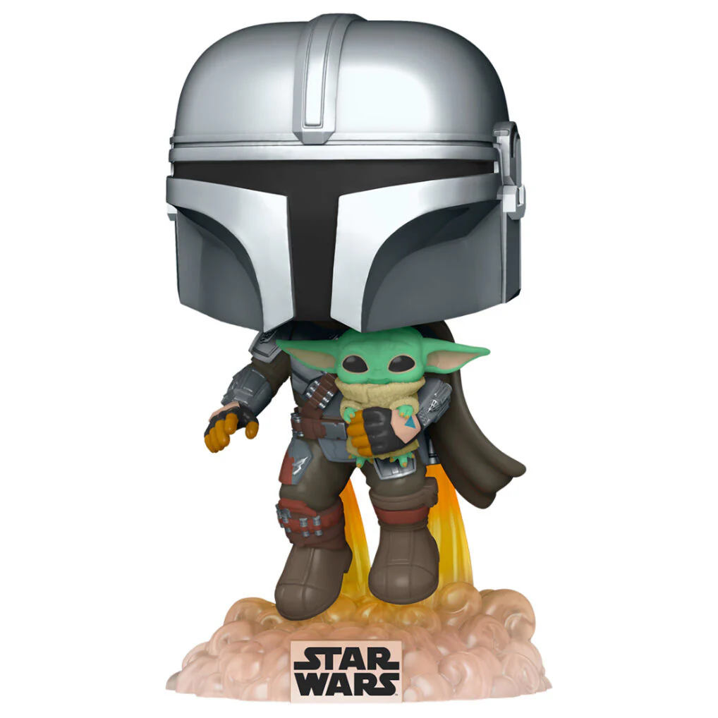 Figura Pop Star Wars The Mandalorian Mando Flying With Jet Pack - Image 2