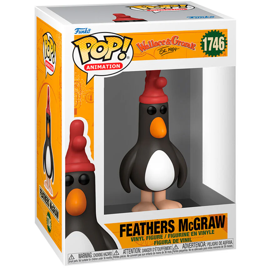 Figura Pop Wallace & Gromit Feathers Mcgraw