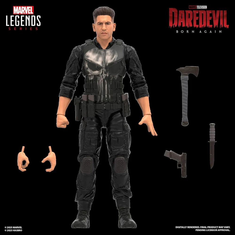 Figura Punisher Born Again Daredevil Marvel Legends 15Cm - Image 4