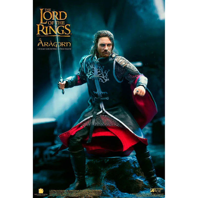 Figura Real Master Aragorn Deluxe Version El Señor De Los Anillos 23Cm - Image 6