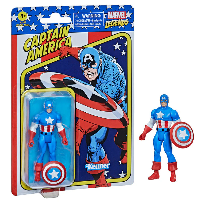 Figura Retro Capitan America Marvel 9,5Cm - Image 2