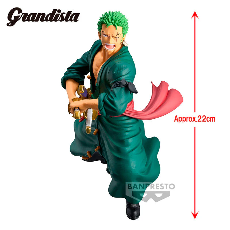 Figura Roronoa Zoro Grandista One Piece 22Cm - Image 2