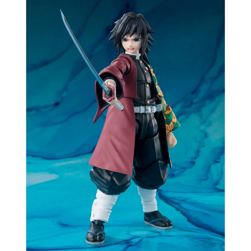 Figura S.h. Figuarts Giyu Tomioka Demon Slayer: Kimetsu No Yaiba 15Cm - Image 3