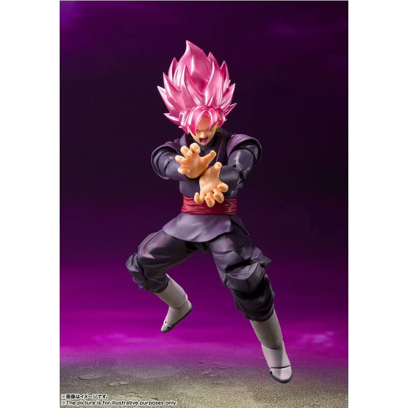 Figura S.h. Figuarts Goku Black Super Saiyan Rose Dragon Ball Super 14Cm - Image 4