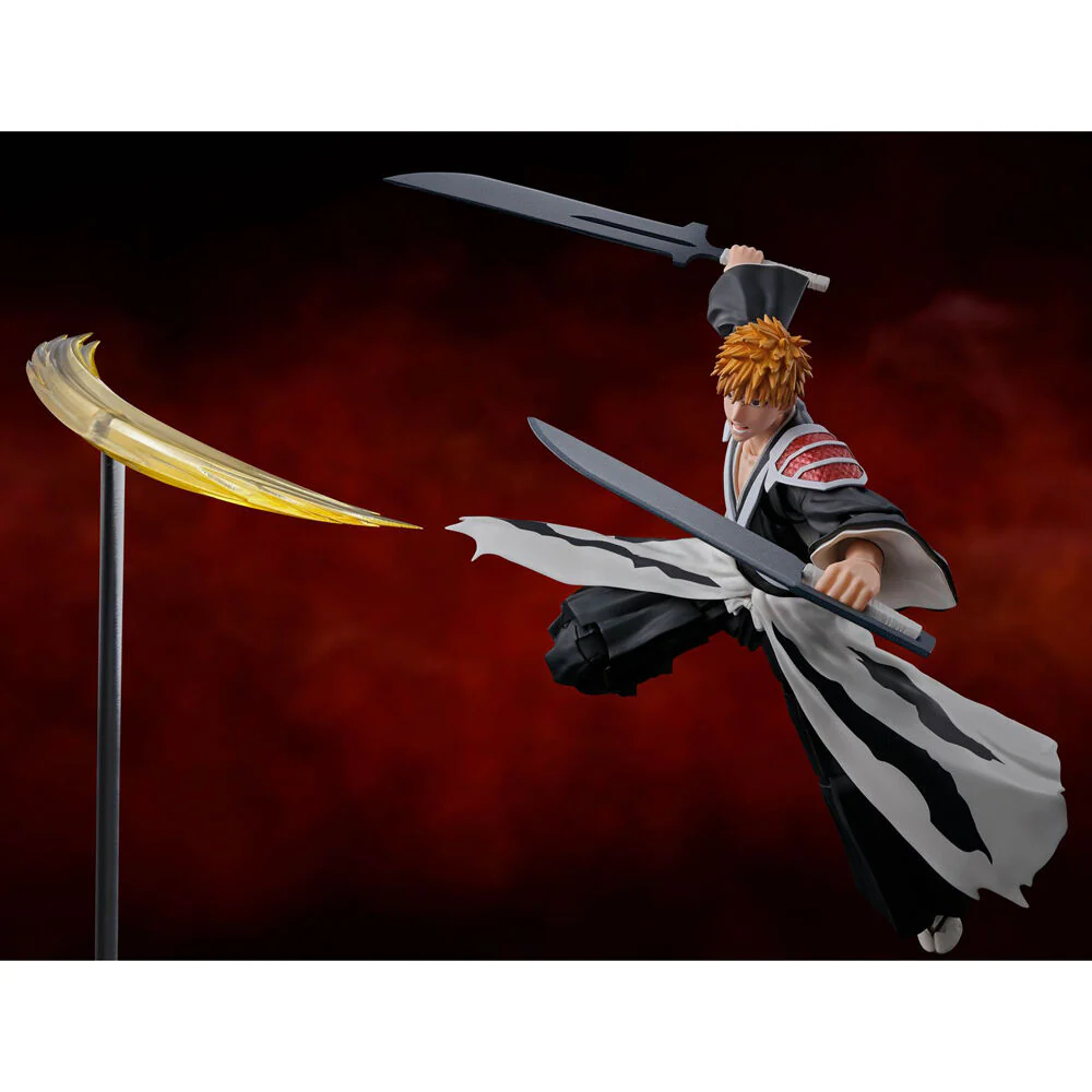 Figura S.h Figuarts Ichigo Kurosaki Dual Zangetsu Bleach 15Cm - Image 2