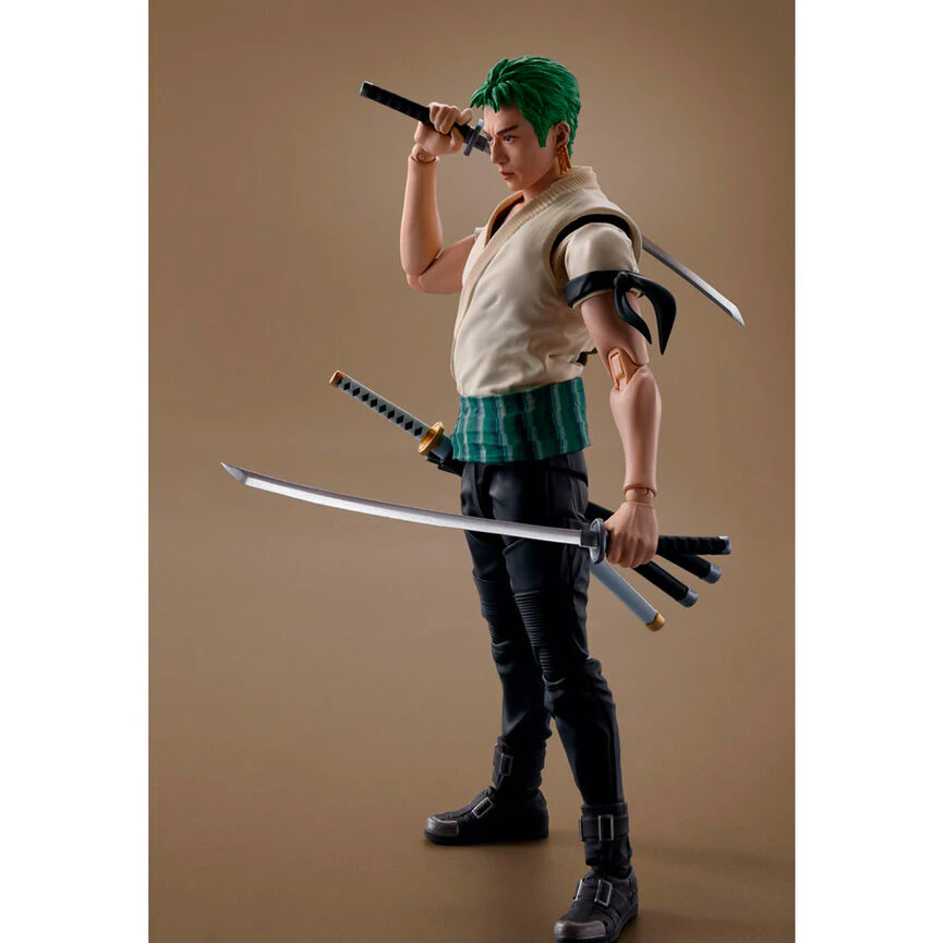 Figura S.h. Figuarts Roronoa Zoro Netflix Series One Piece 14,5Cm - Image 2