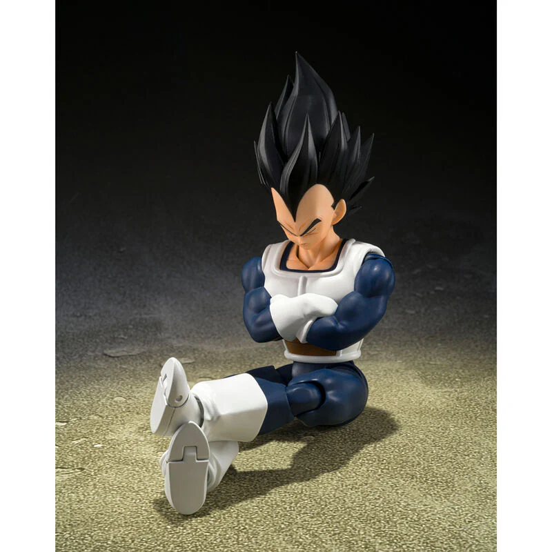 Figura S.h Figuarts Vegeta Old Vattle Clothes Dragon Ball Z 14Cm - Image 2