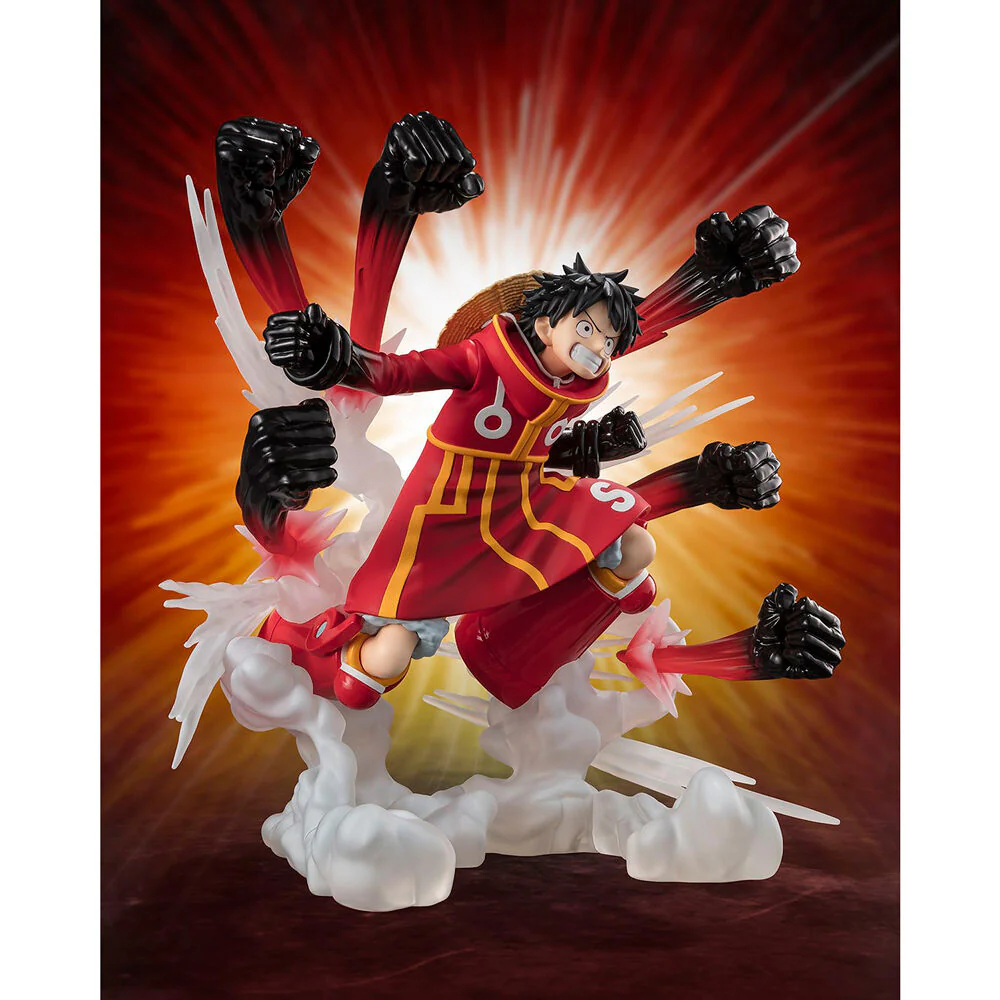 Figura S.h. Figuarts Zero Monkey D Luffy Gum Gum Hawk Gatling Extra Battle One Piece 18Cm - Image 2