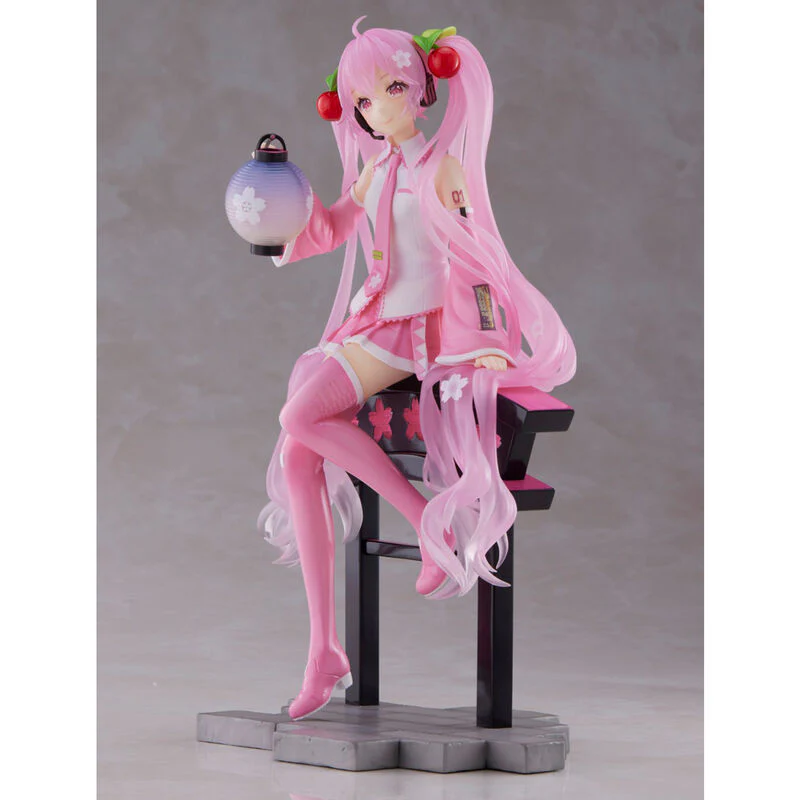 Figura Sakura Miku Amp+ Prize Sakura Lantern Ver. Hatsune Miku 18Cm - Image 2