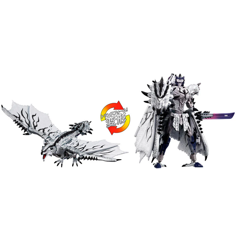 Figura Silver Rathalos Prime Monster Hunter Transformers 13Cm - Image 2