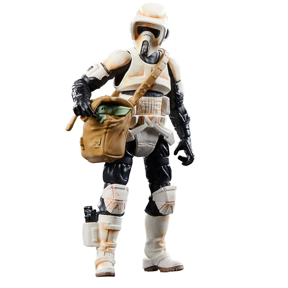 Figura Speeder Bike Scout Trooper & Grogu The Mandalorian Star Wars 9Cm - Image 5