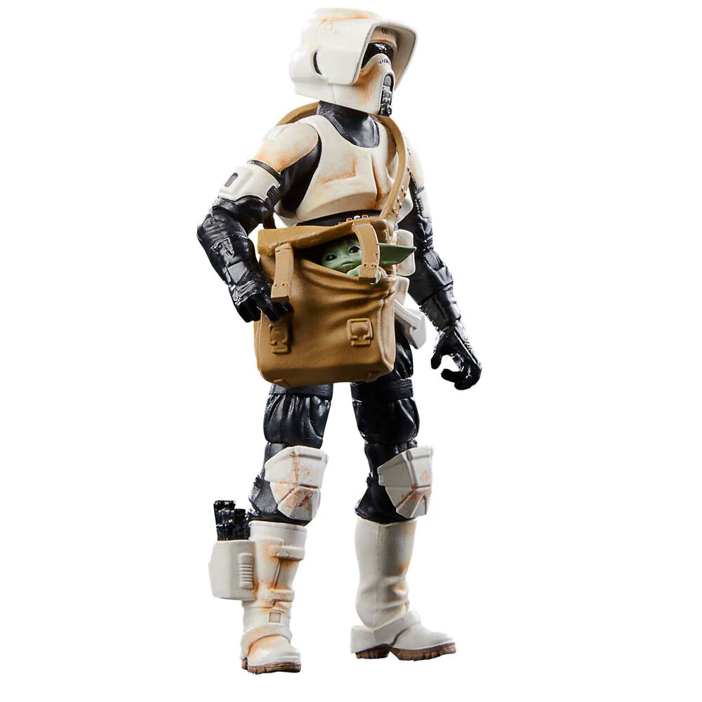 Figura Speeder Bike Scout Trooper & Grogu The Mandalorian Star Wars 9Cm - Image 6